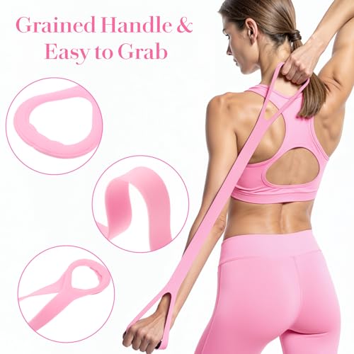 Figure 8 Resistance Band with Handles Elastic Bands for Working Out Arm Back Shoulder Training Elastic Ropes Exercise Equipment for Yoga Pilates Physical Stretching Chest Expander