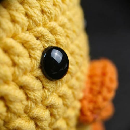 Handmade Crochet Rock Climbing Chalk Bag, Fun Plush Animal Chalk Pouch with Drawstring, Adjustable Waist Belt for Indoor Outdoor Bouldering Sport Climbing - style: Yellow Duck