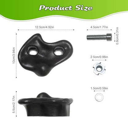 20PCS Rock Climbing Holds for Kids Climber,Extra Large Adult Rock Climbing Stones,Wall Stones with Screw Pad and Nut for Outdoor Indoor Climbing Frames Children Playground