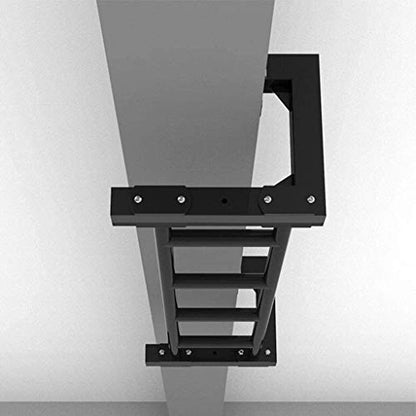 Horizontal Bar Climbing Frame Pullup Up Dragon Skeleton Side Mounted - Home Gym Accessories and Indoor Fitness Equipment Upper Body Strength, Back, Arm Exercise (Black 98 * 35 * 30cm)