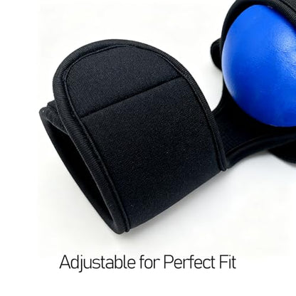 Anti Spasticity Hand Splint with Training Ball - Strap With Adjustable Finger Size,Orthosis Brace for Stroke Recovery, Spasm & Hemiplegia Rehabilitation for Adults - Hand Therapy Equipment for Functional Impairment