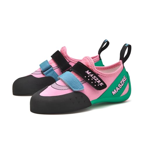 Kids Rock Climbing Shoes for Sport Climbing and Bouldering - size: 2 Big Kid