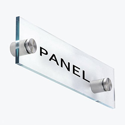 Lantee Standoff Screws - 1/2 x 1-3/16 Inch Stainless Steel Sign Standoff Mounting Hardware for Acrylic, Glass & Picture - 20 Pcs 12mm x 30mm - color: Silver, size: 1/2" x 1-3/16" / 12 x 30mm