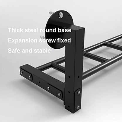 Pull-Up Bars Wall-Mounted Horizontal Bars and Parallel Bars Climbing Frame, Beam Steel, Exercise Equipment for Home Gym, Safe Load 300Kg,