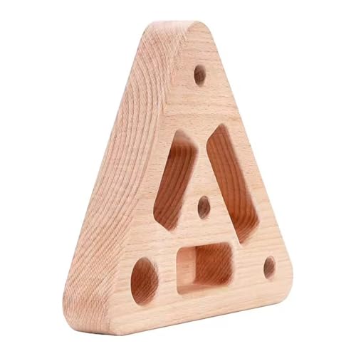 Indoor Climbing Hangboards Durability Boxwood Hangboards Portables Fingerboard for Indoor Outdoor Use