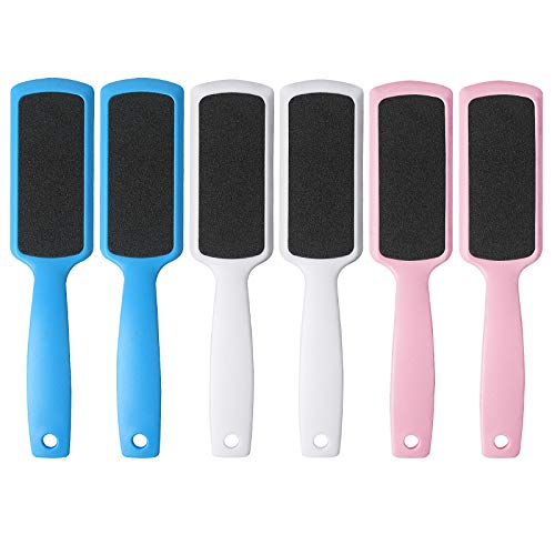 Fu Store Pedicure Foot Files Callus Remover with Double Sided Feet Rasp | Foot File for Dead Skin Professional Scrubber for Feet (6 Pack) - size: 1 Count (Pack of 6)