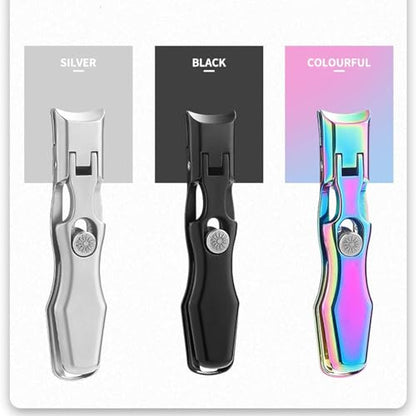 Nail Clippers, Stainless Steel Nail Clippers, Portable for Thick Nails - color: 2sliver