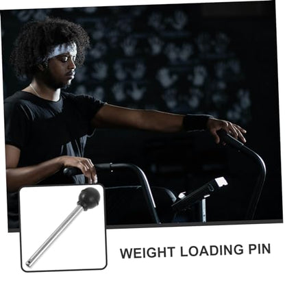 POPETPOP 2pcs Ball Safety Pin Tool Accessories Gym Equipment Weight Stack Rod Gym Weight Loading Pin Weight - color: Multix2pcs, size: 13.00X3.00X3.00CMx2pcs