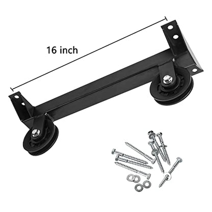 Luwint Ceiling Mount Fitness Pulley System, LAT Pulldown Attachments for DIY Home Gym Garage