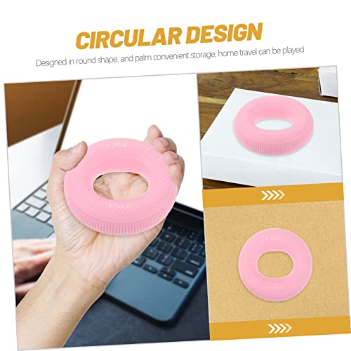 Finger Extension Exerciser Hand Grip Ring for Muscle Strengthening Silicone Fitness Training Tool Hand Grip Strengthener for Tennis Climbing Guitar Player