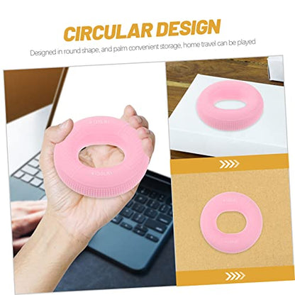 Finger Extension Exerciser Hand Grip Ring for Muscle Strengthening Silicone Fitness Training Tool Hand Grip Strengthener for Tennis Climbing Guitar Player