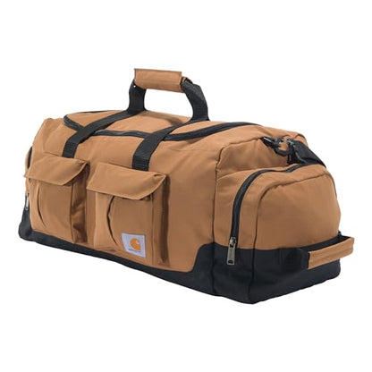 Carhartt 40L Utility Duffel, Heavy-Duty Gear Bag for Jobsite, Gym, & Travel, Duffel Bag (Carhartt Brown), 40L - color: Duffel Bag (Carhartt Brown)
