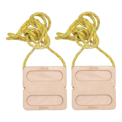 Rock Climbing Fingerboard Wooden Grip Strengthener | Doorway Mount Climbing Hangboard for Women Men Athletes Beginners Professionals Home Gym Apartment Garage Rainy Day