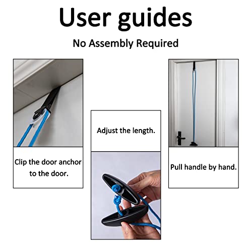 Shoulder Pulley Over The Door Physical Therapy System | Over-the-door exercise pulley designed for shoulder physical therapy exercises. - color: 10PCS-Blue