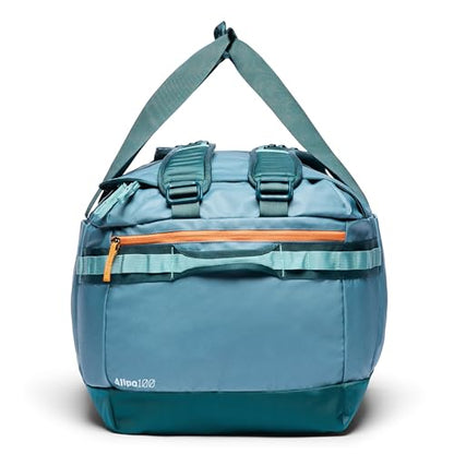 Cotopaxi Allpa 100L Getaway Duffel, Blue Spruce and Abyss - color: Blue Spruce/Abyss