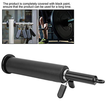 Barbell Loading Pin, Weight Lifting Loading Pin, Steel Barbell Plate Support Rod with Sponge Base for Forearm Wrist Training, DIY Fitness Equipment Accessory for