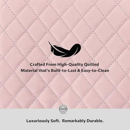 STOVER Women’s Convertible Garment Duffel Bag for Travel – 2-in-1 Carry-On Weekender/Overnight Tote - Wrinkle-Free Dresses, Suits & Clothes + Shoe Compartment & Bonus Toiletry Bag (Blush Pink) - color: Blush Pink