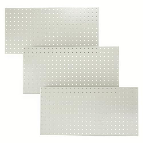 Ultrawall Metal Pegboard Panels, Pegboard Wall Organizer, Peg Boards for Garage, Tool Storage Organization, 12"X24", 3pcs, Gray - color: Gray