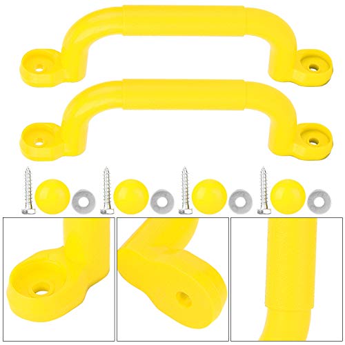 VGEBY1 Climbing Frame Handles, Plastic Kids Children Playground Safety Non-Slip Handle Swing Toy Accessories - color: Yellow