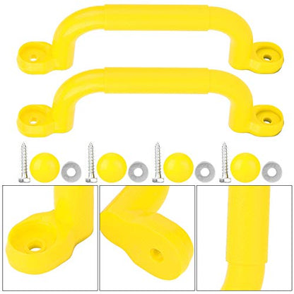 VGEBY1 Climbing Frame Handles, Plastic Kids Children Playground Safety Non-Slip Handle Swing Toy Accessories - color: Yellow