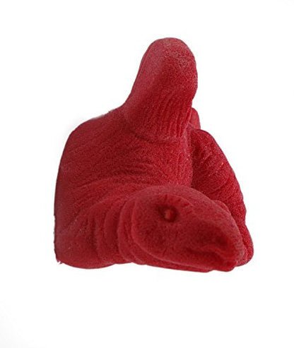 Atomik Rock Climbing Holds Bolt-On Stegosaurus in Red