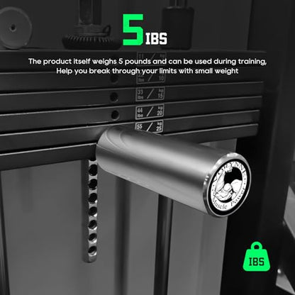 Weight Stack Pin Extender for Gym Cable Machine & Home Gym, Ø 8 mm/Ø 10 mm, Allowing Additional Olympic Weight Plates, Made of Durable Steel for Secure and Long-Lasting Use - size: 8mm×6‘’