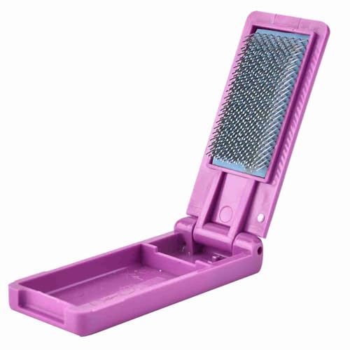 Dance Shoes Brush, Cleaner Suede Sole Wood Cleaning Dancing Shoe Footwear Ballroom Brushes Light Weight Care Tangos Portable Foldable Polishing Multifunction Boot Bristles Polish Applicator - color: Purple