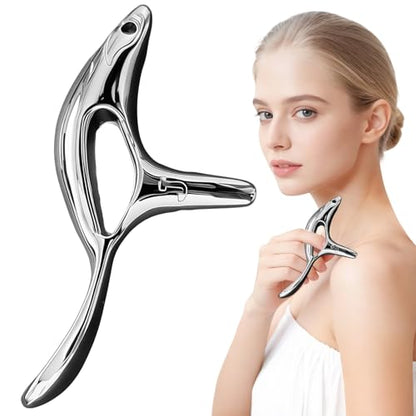 Trigger Point Massage Tool,Thumb Saver Massage Tool for Deep Tissue Massage & Acupressure Body Gua Sha Tool, Muscle Scraper Massager, Thumb Saver Tool, Fascia Blaster for Body Pain Relief