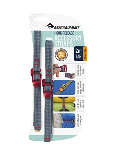 Sea to Summit Hook Release Accessory Straps (Pair) - style: 3/8 x 80 inches