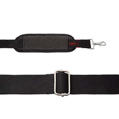 JAKAGO 61" Replacement Shoulder Strap, Padded Long Duffel Bag Strap Universal Adjustable Shoulder Belt with Non-Slip Pad