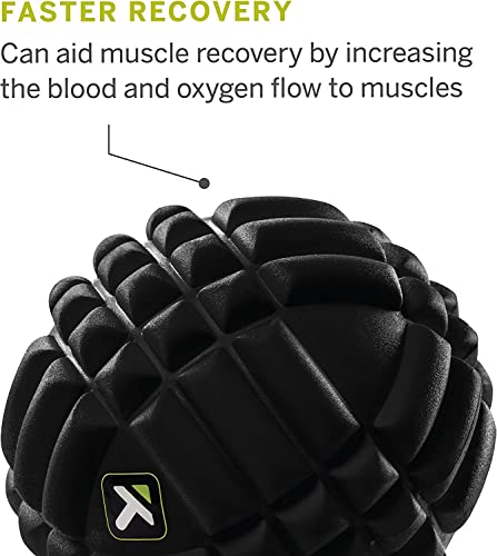 TRIGGERPOINT Performance Grid X Massage Ball for Deep Tissue Massage and Exercise Recovery, Black (Pack of 12) - size: 1 Count (Pack of 12)