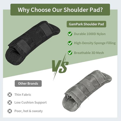 2 Pack Shoulder Strap Pad, Tactical Backpack Shoulder Pads for Sling Bag Strap, Soft Breathable Mesh Cushion Gear for Universal Vest Plate Carrier