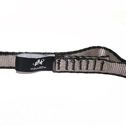 23kn Daisy Chain Sling Rock Safety Climbing Strap Adjustable with 10 Loops,for Aerial Yoga,Swing, Hammock, Suspension, Exercise (Pack 1)