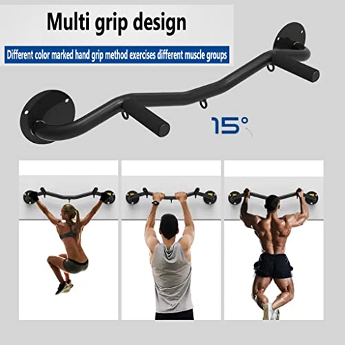 Chin Up Bar Wall mounted pull up bar,Steel strength training horizontal bar with rings,Swing sandbag resistance band hanging fitness bar