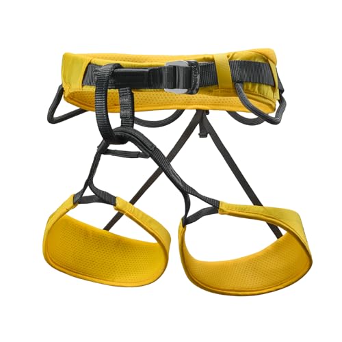 KAILAS Airo Rock Climbing Harness Men Roofing Harnesses Rescue Mountaineering Safety Belt Women Comfortable Lightweight - color: Yellow, size: Medium