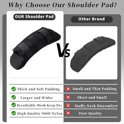 2 Pack Tactical Shoulder Strap Pads Vest Shoulder Strap Pads Backpack Strap Pads Fit 3'' Sling Bags Shoulder Straps