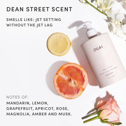 OUAI Hand Lotion - Daily, Lightweight, Hydrating Lotion for Dry Skin - Made with Avocado, Rosehip and Jojoba Oil to Lock in Moisture - Never Greasy (16 Fl Oz) - size: 16 Fl Oz (Pack of 1)