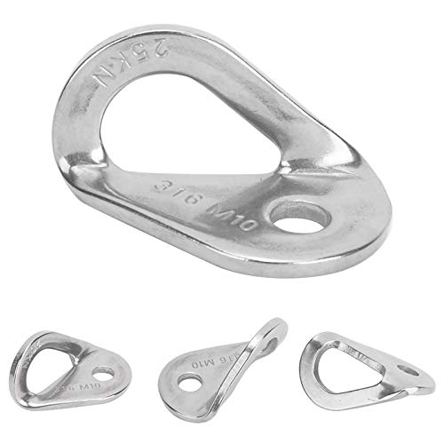 Rock Climbing Holds, Rock Wall Climbing Holds Stainless Steel Screw/Fastener Hanger Exploring Hanging Fixed Points Pitons Hook Outdoor Home Gyms