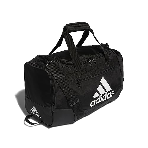 adidas Unisex Defender 4.0 Gym Duffel Bag for Men and Women - color: Black/White, style: Small (38l)