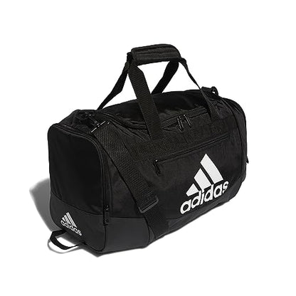 adidas Unisex Defender 4.0 Gym Duffel Bag for Men and Women - color: Black/White, style: Small (38l)