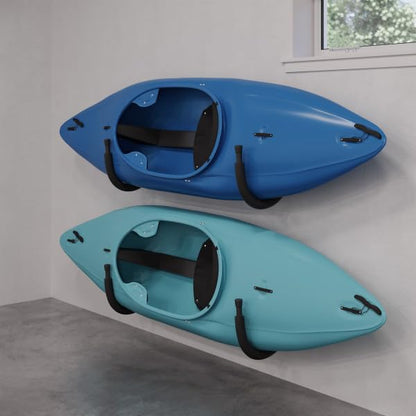 2-Pack of Kayak Storage Hook Sets - Kayak Wall Mount Hangers with 100lb Capacity Per Pair for Paddleboards, Surfboards, - size: 2-Set