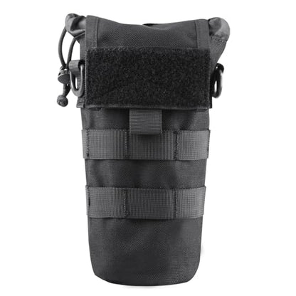 Azarxis Molle Pouches, Tactical Compact EDC Small Utility Pouch Waist Bags Sundries Storage Admin Organize Gear Gadget for Military Backpack - color: #09 Black - Water Bottle Pouch