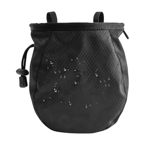 Climbing Chalk Bag Adjustable Waterproof Pouch | Outdoor Bouldering Chalk Pouch for Outdoor Weight Lifting Training Mountaineering Climber Athlete Instructor