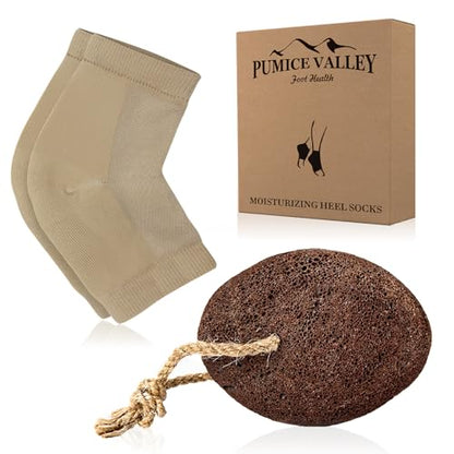Pumice Stone for Feet Set - Natural Lava Foot Stone Callus Removing Set - Foot Care Kit for Dry Cracked Feet Body Hands - Health Foot Care - color: Brown