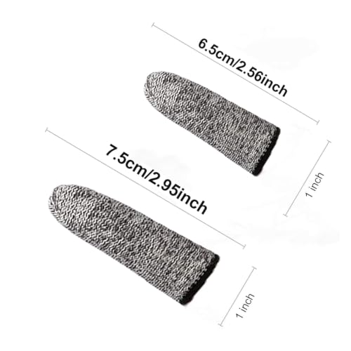 200 PCS Finger Cots Cut Resistant Protector, Finger Covers for Cuts, Gloves Life Extender, Cut Resistant Finger Protectors for Kitchen, Work, Sculpture, Anti-Slip, Reusable - size: 200pcs