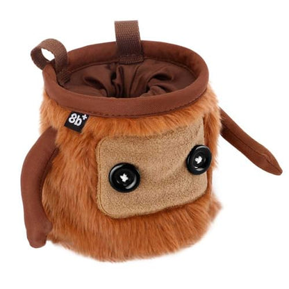 8BPLUS Chalk Bag for Rock Climbing and Bouldering, Chalk Pouch incl Belt & Biner – Cute Funny Character Design, Wide Opening, Gear with Personality, Gift for Climbers - style: BOBO