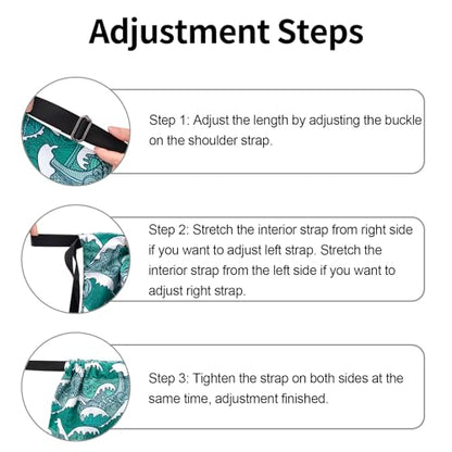 Peicees Waterproof Drawstring Sport Bag Lightweight Sackpack Backpack for Men and Women | Waterproof - color: X_blue Leaves