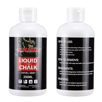 Liquid Chalk, Sports Chalk, Hand Grip Chalk,Weightlifting Chalk,Gym Chalk,Work Out Chalk for Cross Training, Powerlifting,Pole Dance - style: 250ML