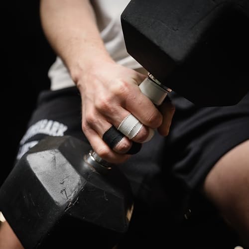 WARM BODY COLD MIND Athletic Finger Tape - 0.5inch x 33ft - Sport Tape for Fingers, Strong Hand Wrap for Crossfit, Weightlifting, Jiu Jitsu, Rock Climbing - color: 3 Rolls Black/White (33ft)