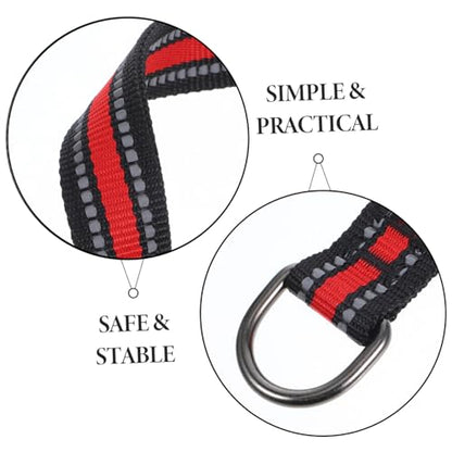 2Pcs Hammock Straps Heavy Duty Safety Straps with Buckles for Aerial Sets and Outdoor Use Weather Resistant and Durable
